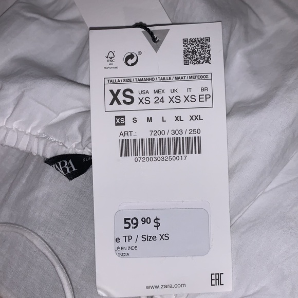 NWT Zara Cutwork Embroidery Dress - Picture 15 of 17